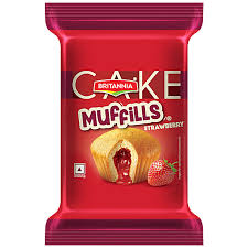 BRITANNIA MUFFILLS STRAWBERRY CAKE10Rs